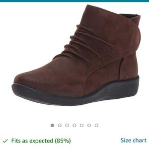 Clark’s Genuine Leather Ankle Boots